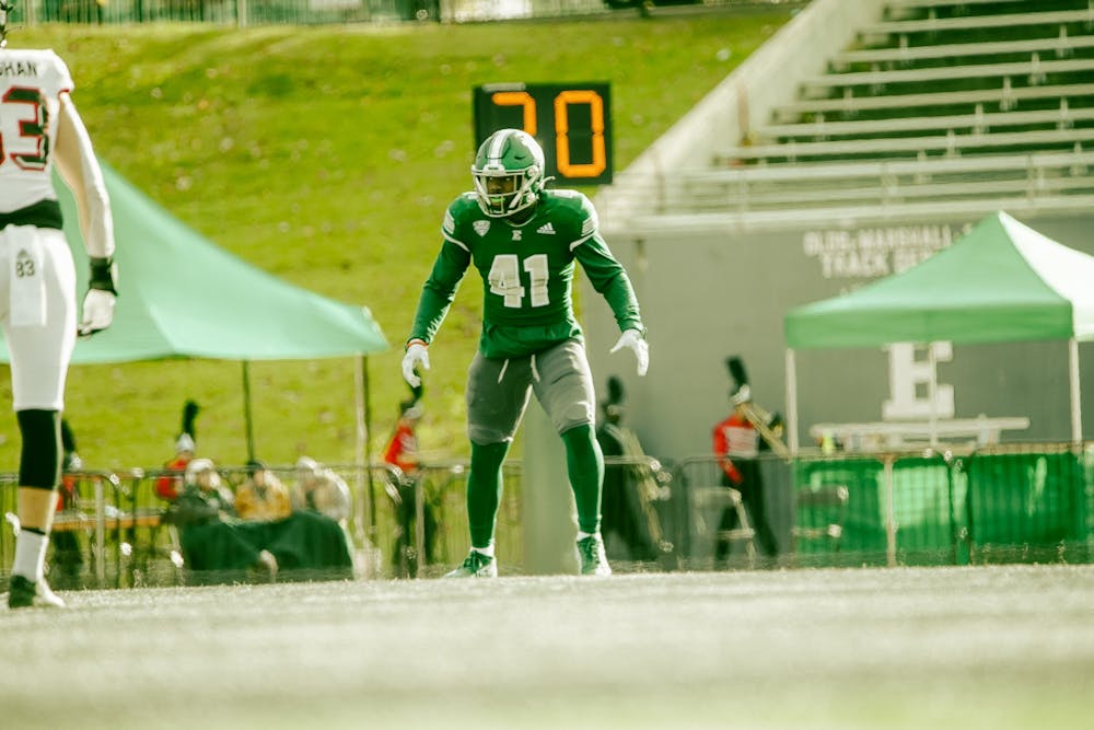 EMU football defeats Ball State, 20-16, to secure third consecutive road victory