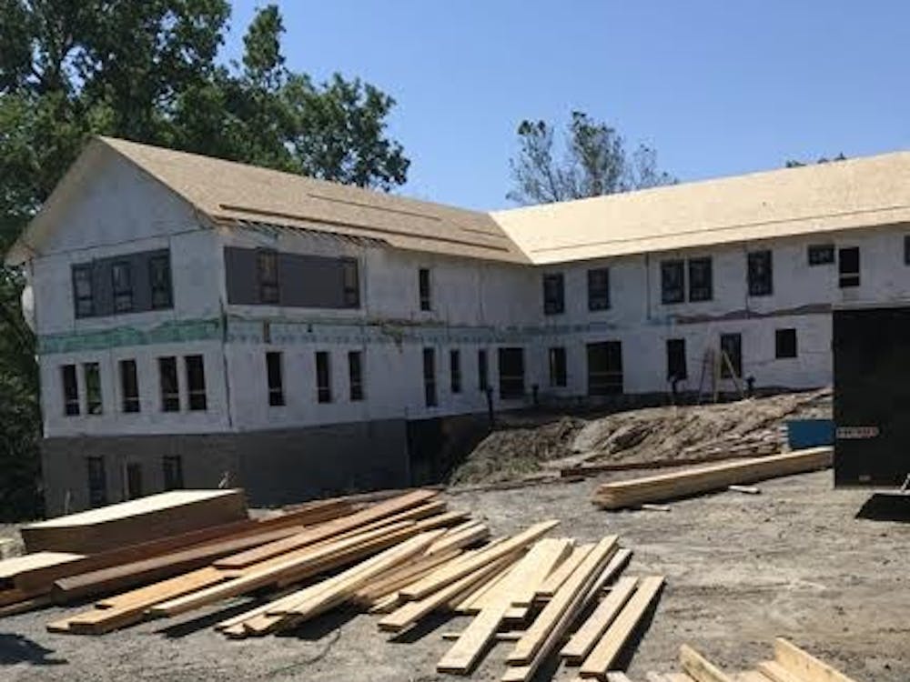 Current state of construction on the Ozone House Ypsilanti location. Photo Courtesy of Allie Schachter.