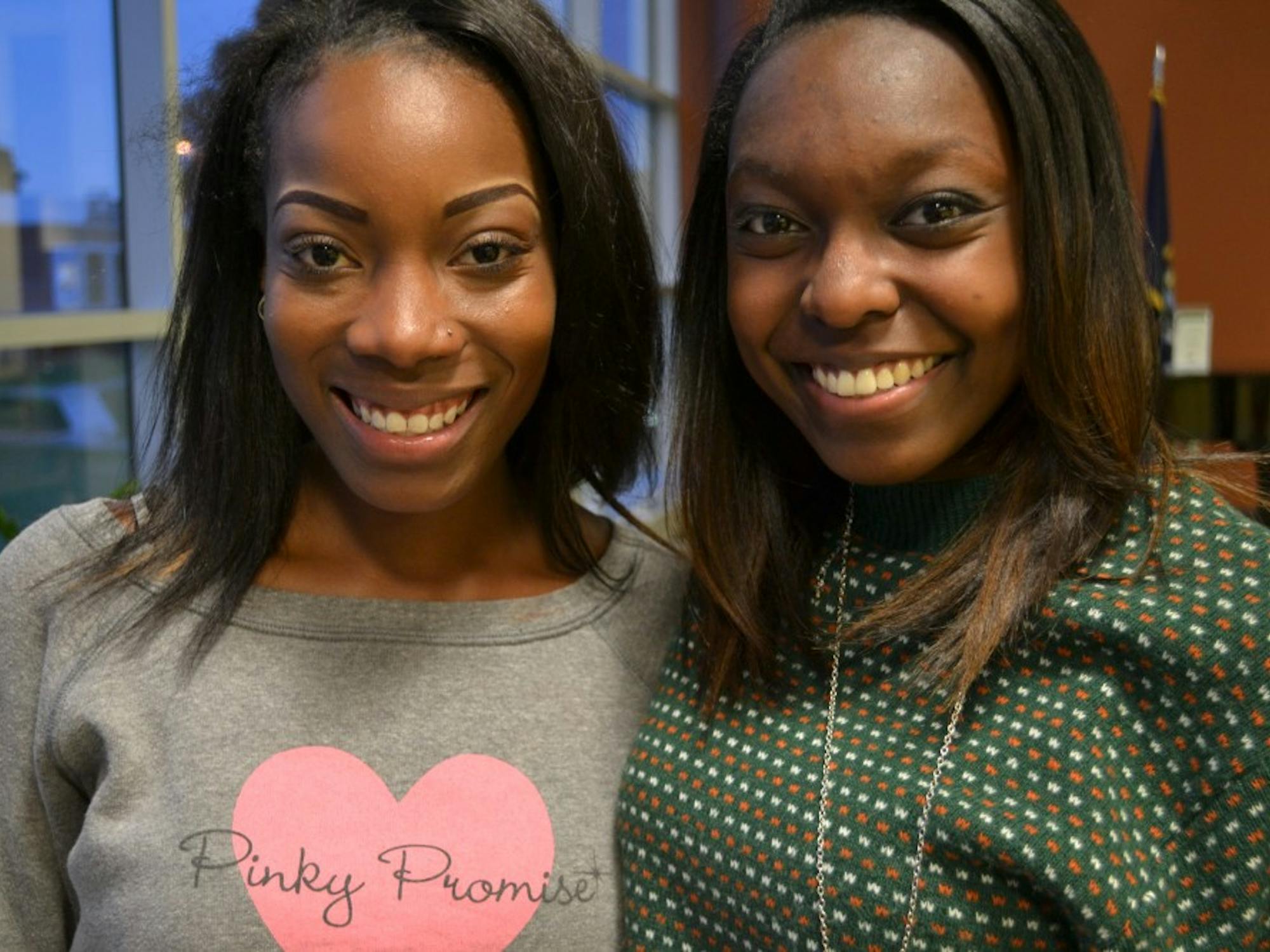 	Pinky Promise has officially arrived at Eastern Michigan University with high hopes from Misha Byrd, president and Lydia Seale, vice president. Their vision is becoming a sisterhood bonded by their experiences and the chance to become closer to God with their choice of remaining sexually inactive until marriage. 