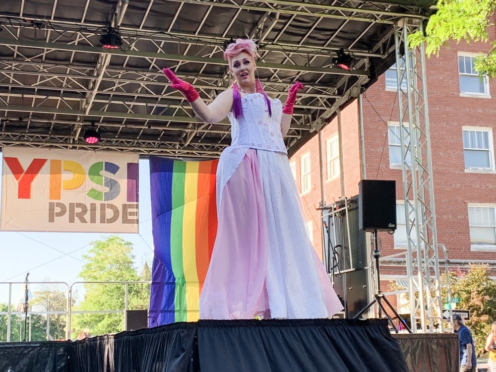 Kitty Bourree performs at Ypsi Pride