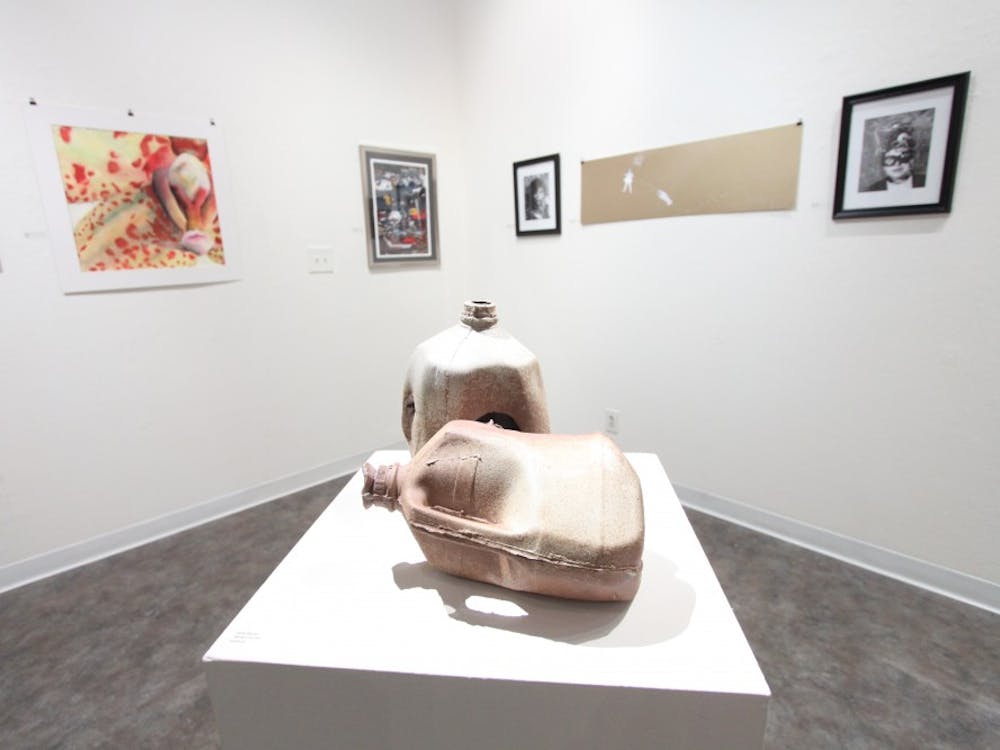 	The annual Student Juried Art Exhibition will be on display until Feb. 12 in the Ford Gallery. 
