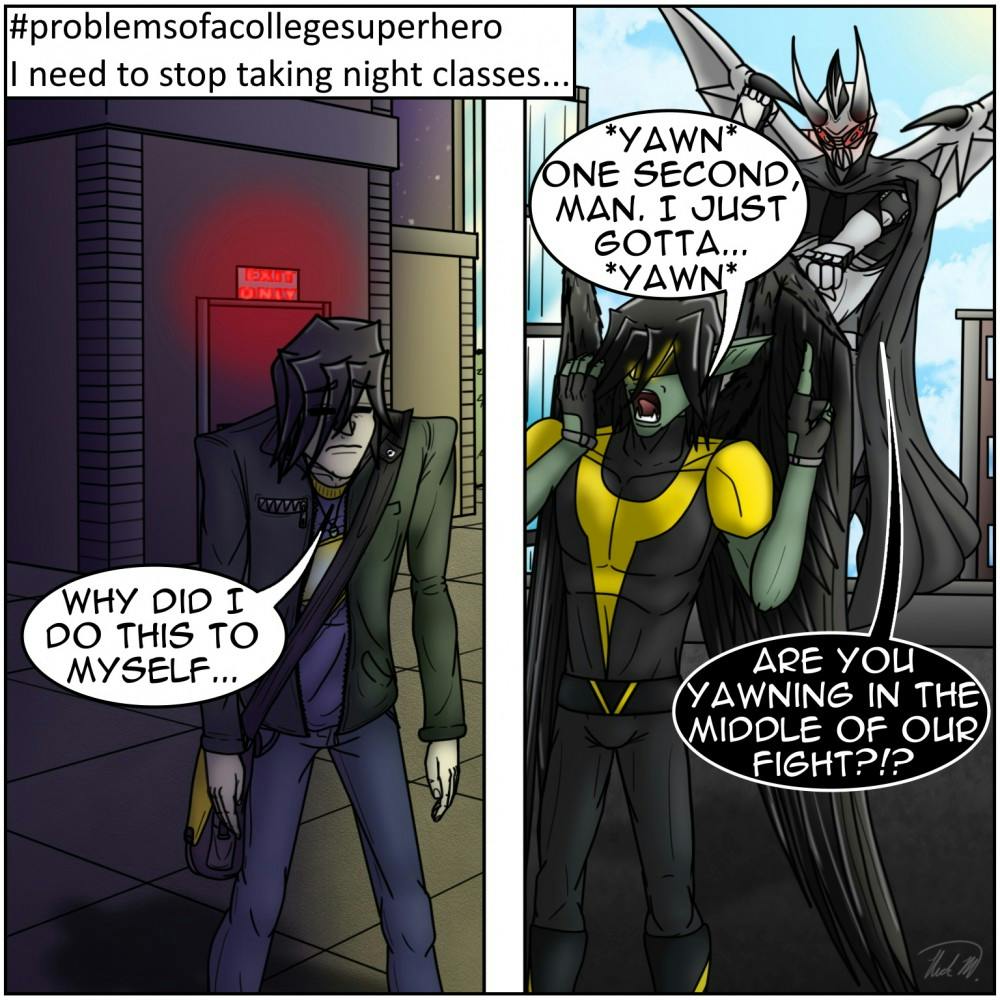 #problemsofacollegesuperhero