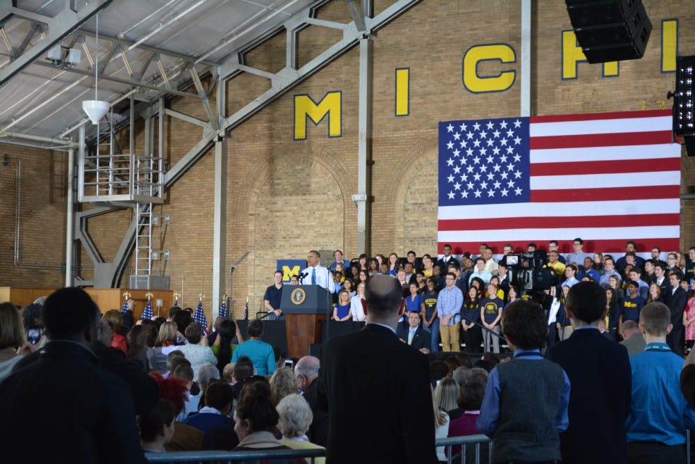 Obama visits Ann Arbor to talk minimum wage