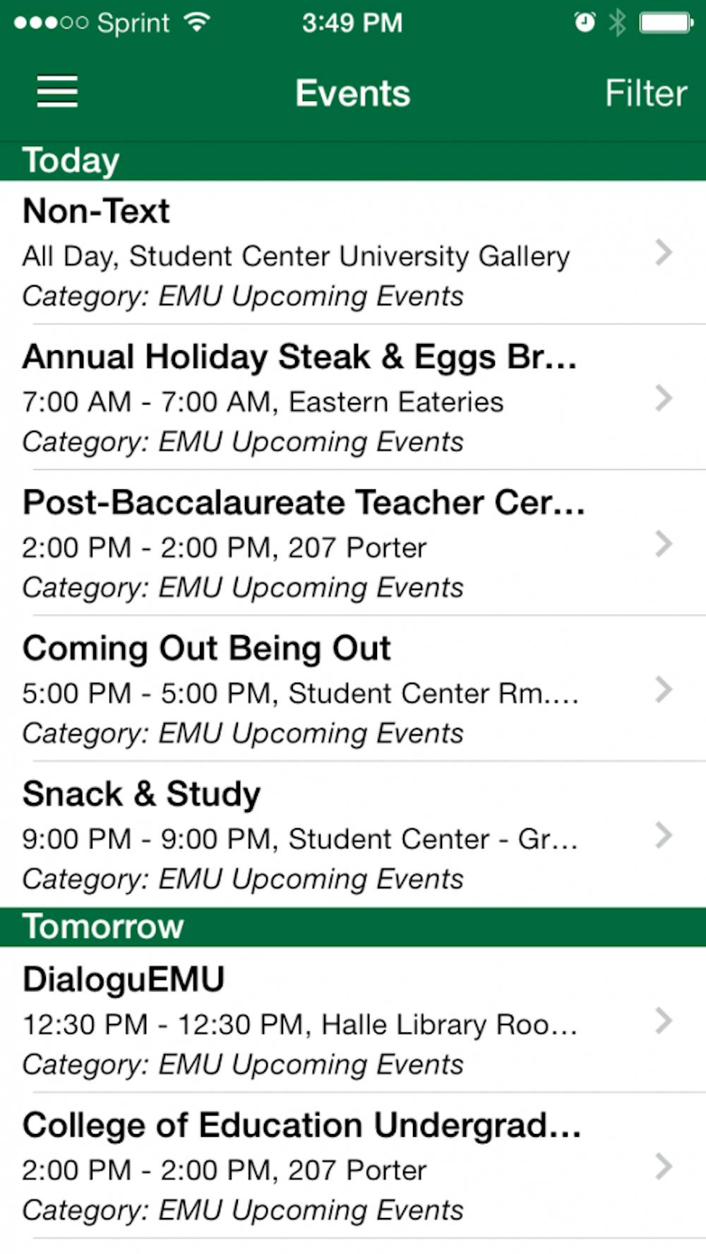 Eastern Michigan University launches mobile app for students