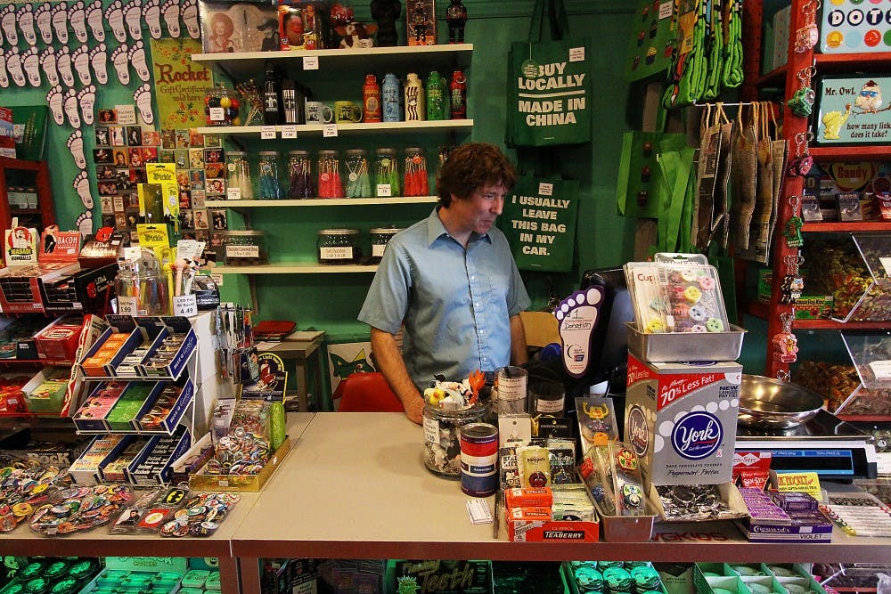 EMU graduates discuss shop  specializing in novelty items