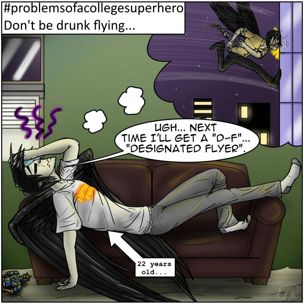 #problemsofacollegesuperhero