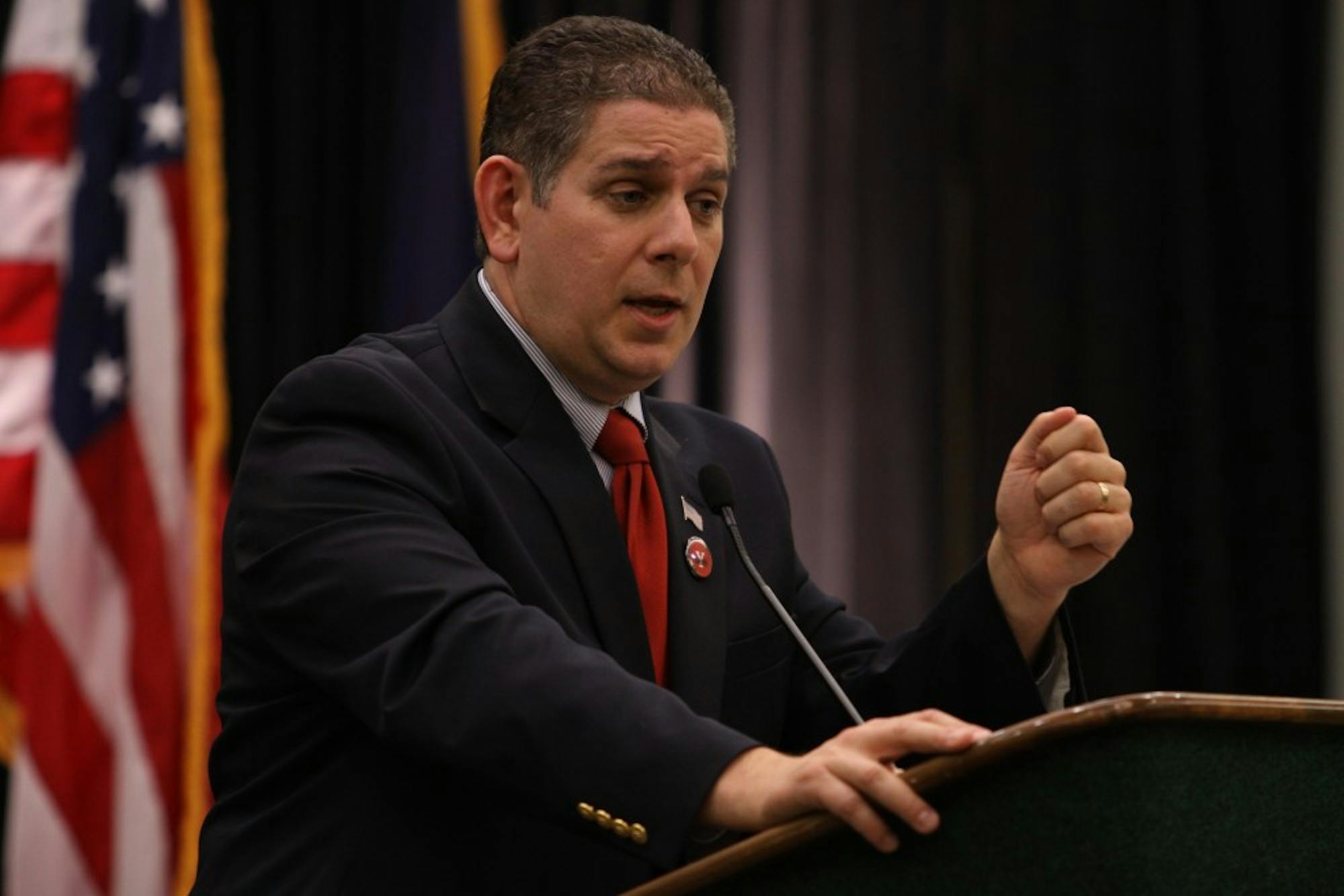 	Democratic gubernatorial candidate, Virg Bernero, visted campus Monday. The meeting included his take on higher education, the economy and environment.