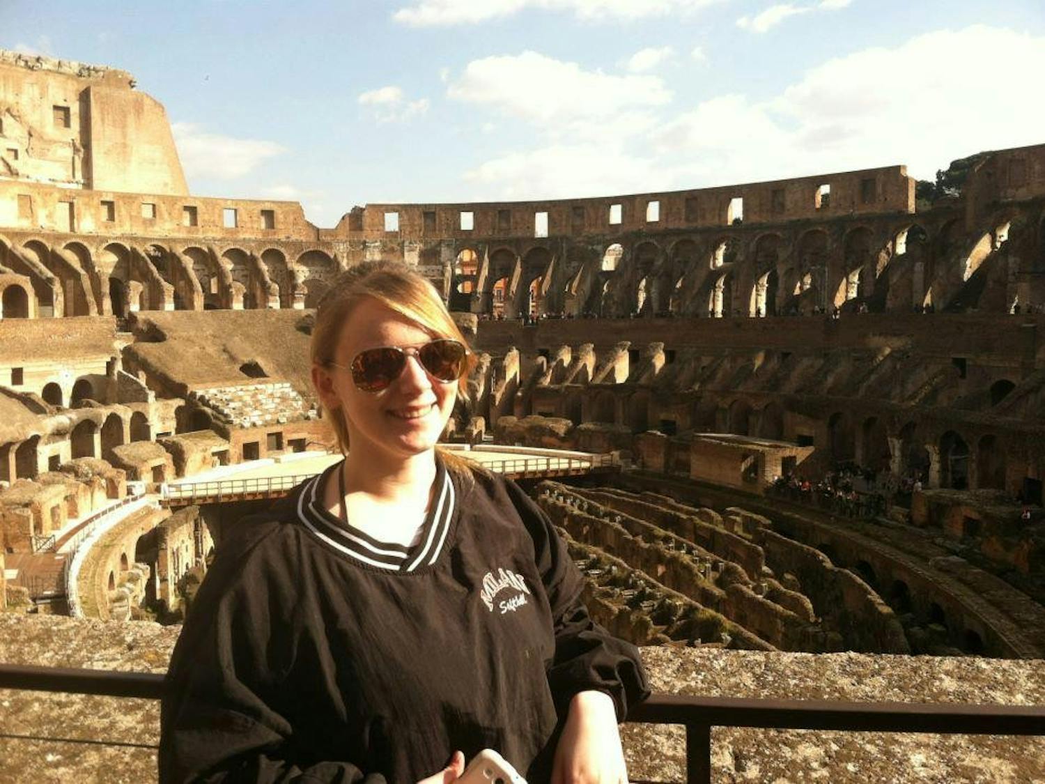 	EMU junior Heidi McKercher attended the study abroad trip to Florence and Rome, Italy.