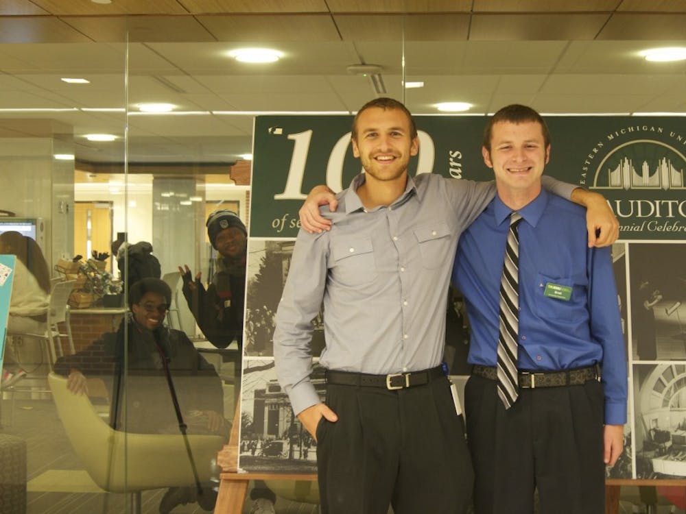 EMU students, Brock and Brett Foster, Photo by Allie Tomason