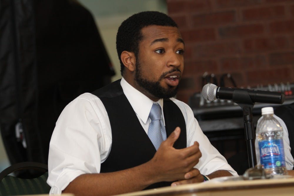 	Jelani McGadney, one of the candiates for student body president, has expressed his willingness to work with EMU and the Ann Arbor Transportation Authortiy to help alleviate campus parking woes.