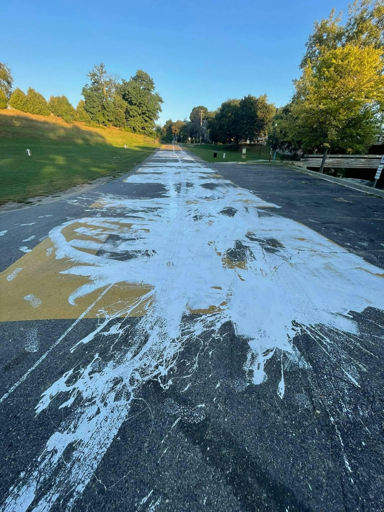 Ypsilanti Black Lives Matter mural defaced