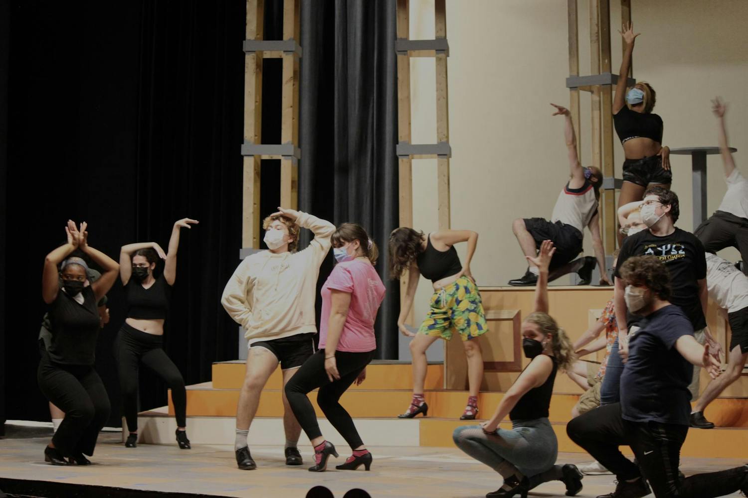 Sweet Charity onstage at EMU
