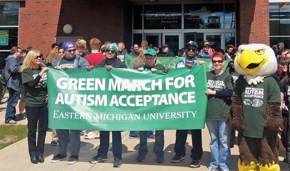 EMU holds Green March for Autism Acceptance 