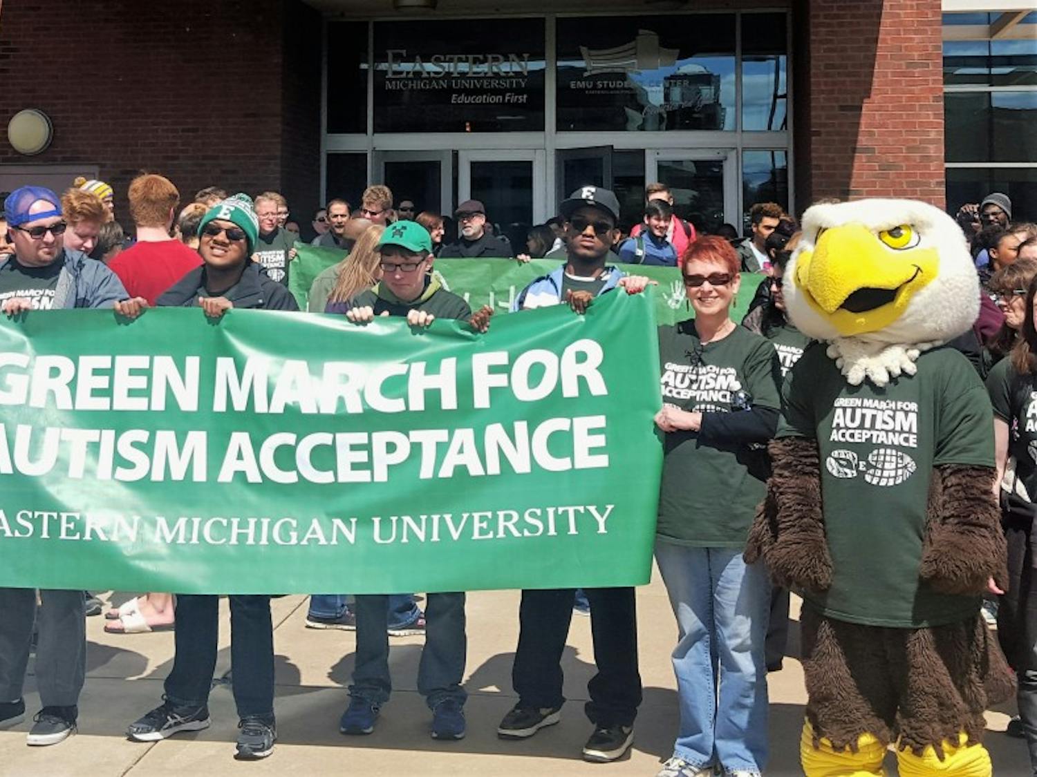 Green March for Autism Acceptance, April 12, 2016. 