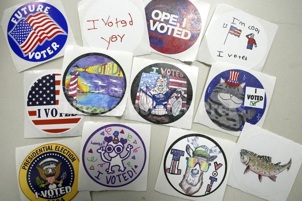 Election 2024 I Voted Stickers