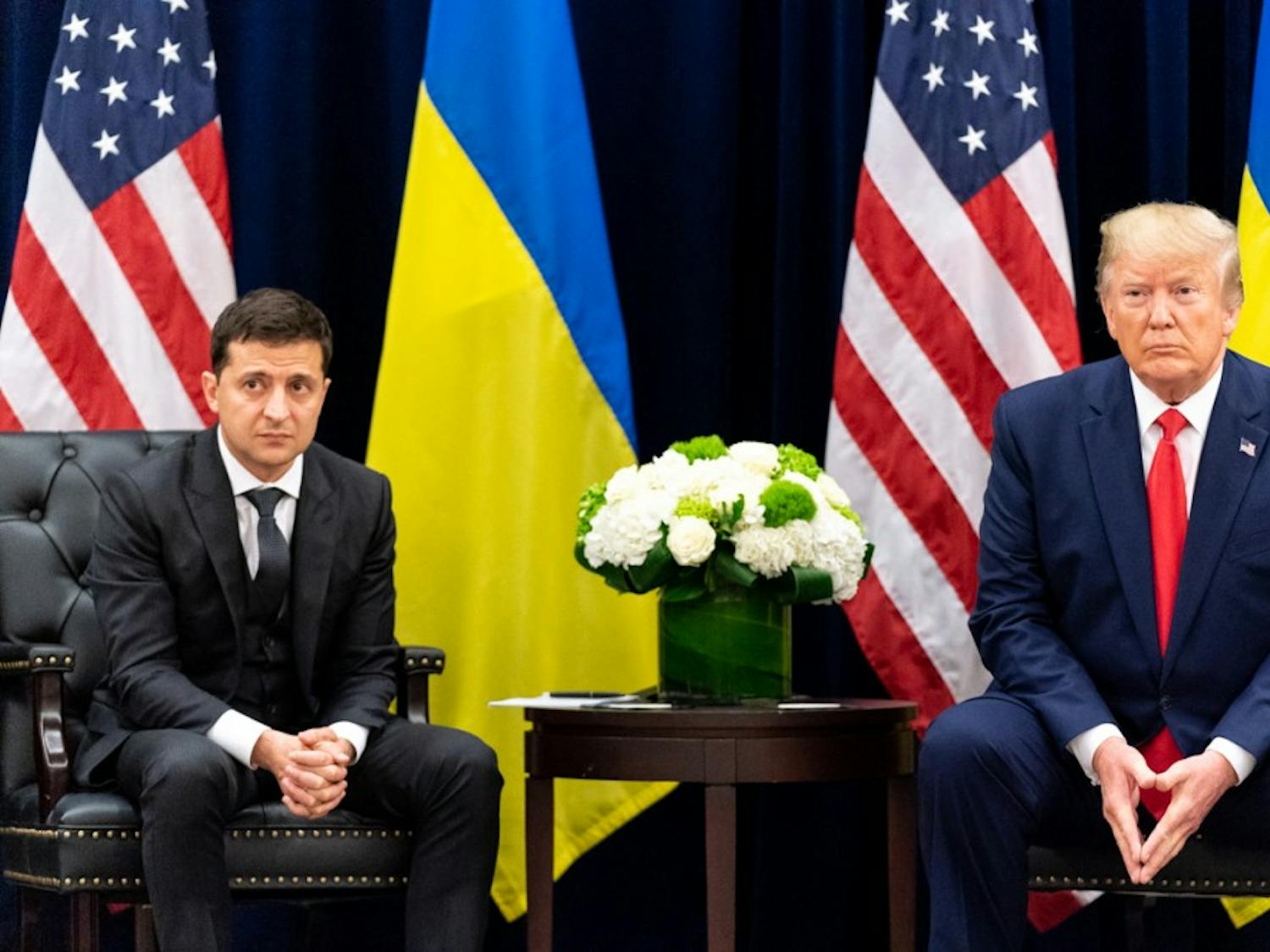 Ukrainian President Volodymyr Zelensky and U.S. President Donald Trump