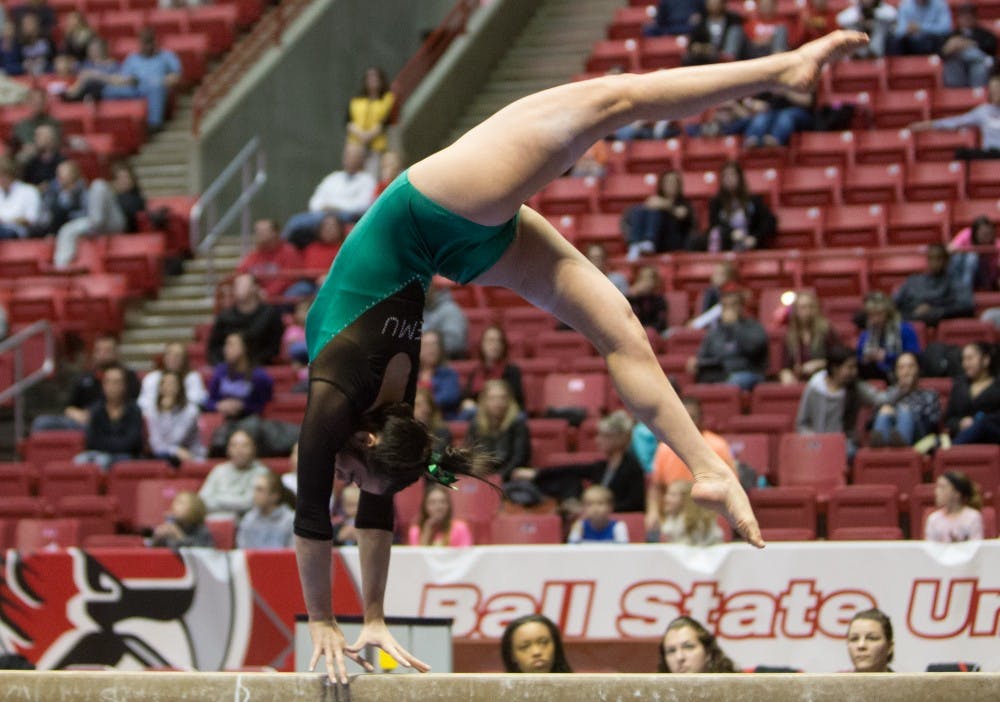 Eagles have career day on beam; record two more wins