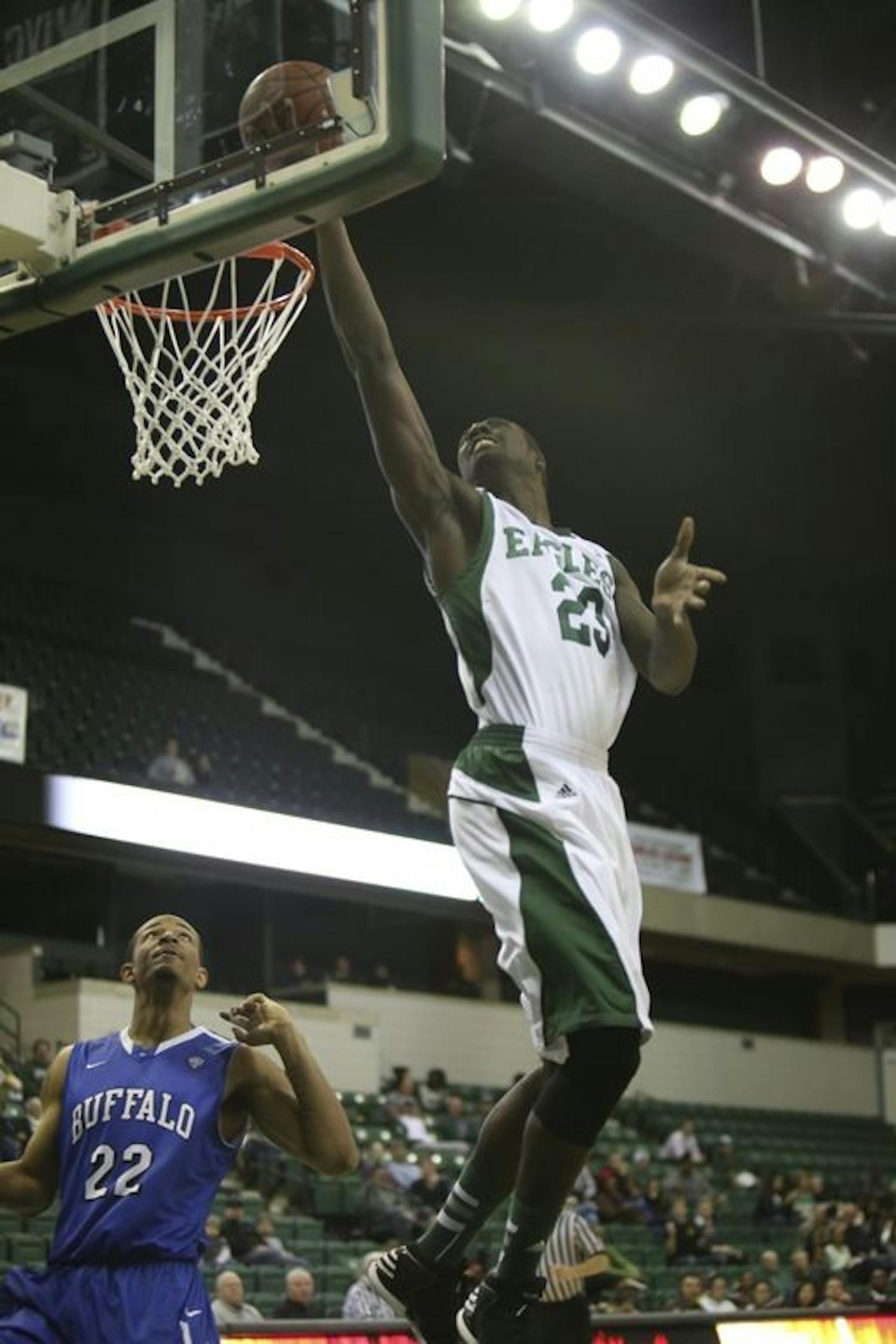 	Glenn Bryant was suspended from the EMU men&#8217;s basketball team Wednesday following his arraignment on felony assault and domestic violence charges.