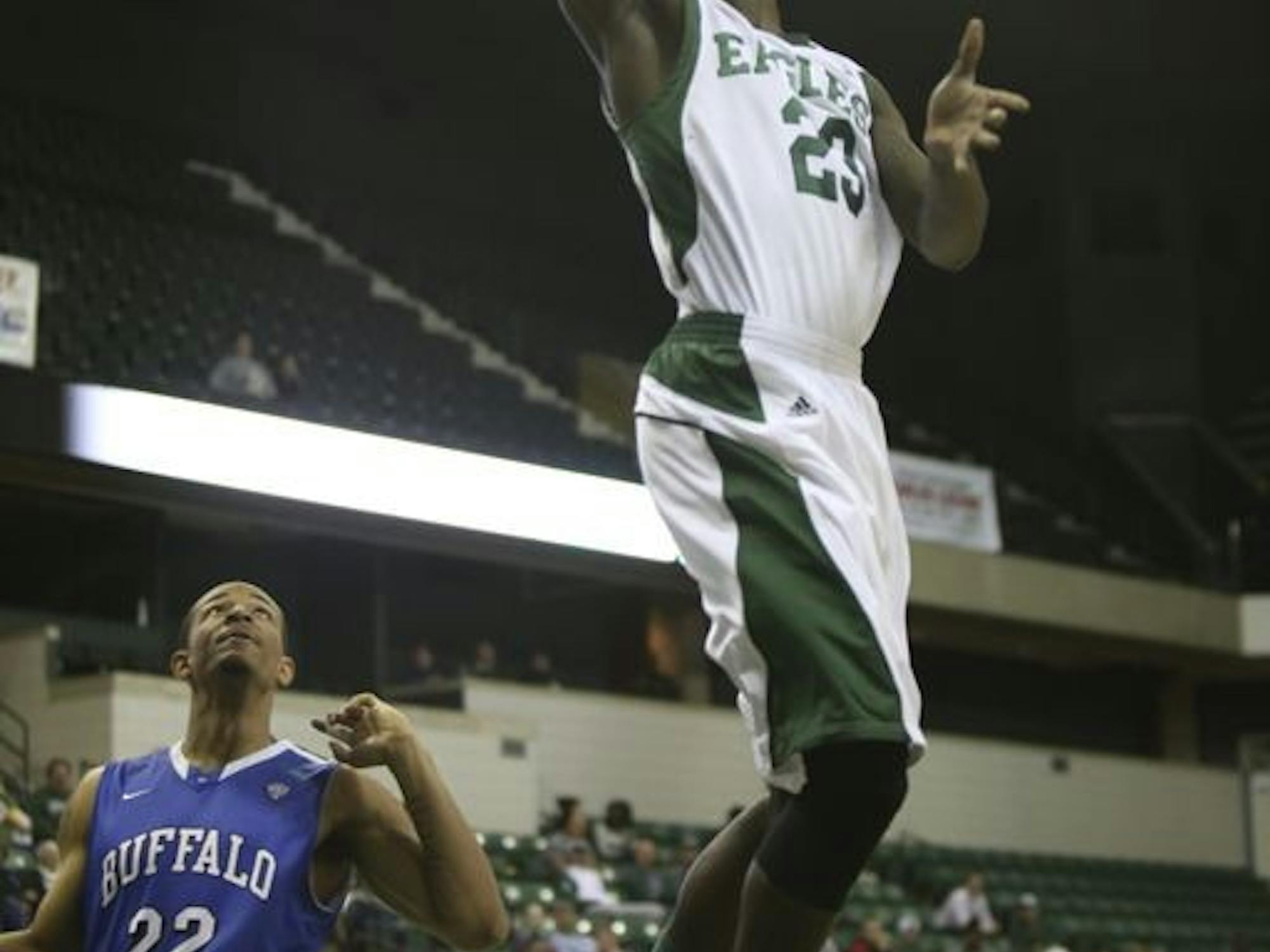 	Glenn Bryant was suspended from the EMU men&#8217;s basketball team Wednesday following his arraignment on felony assault and domestic violence charges.