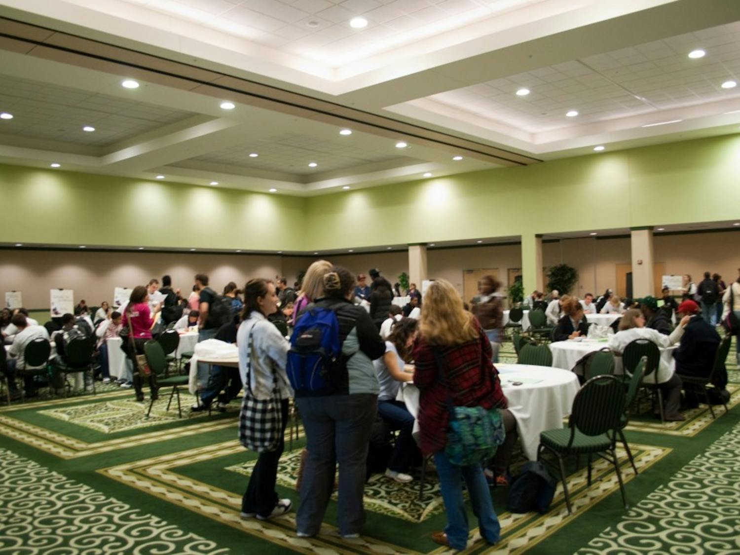 National Day on Writing was hosted in the Student Center Ballroom.