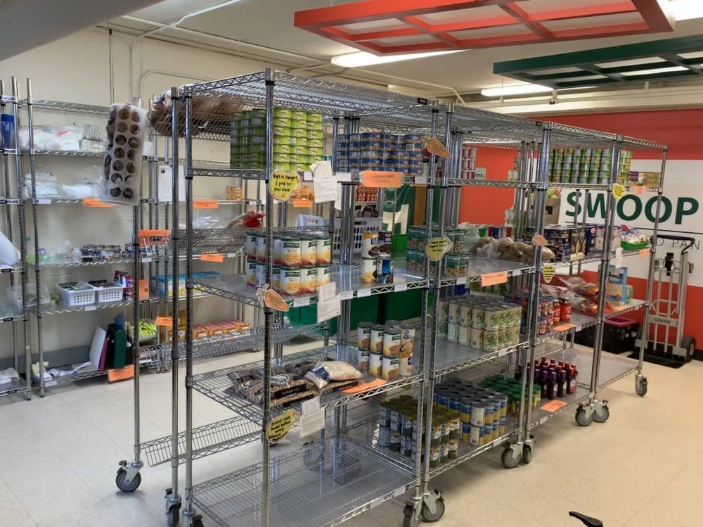 Inside Swoops Pantry