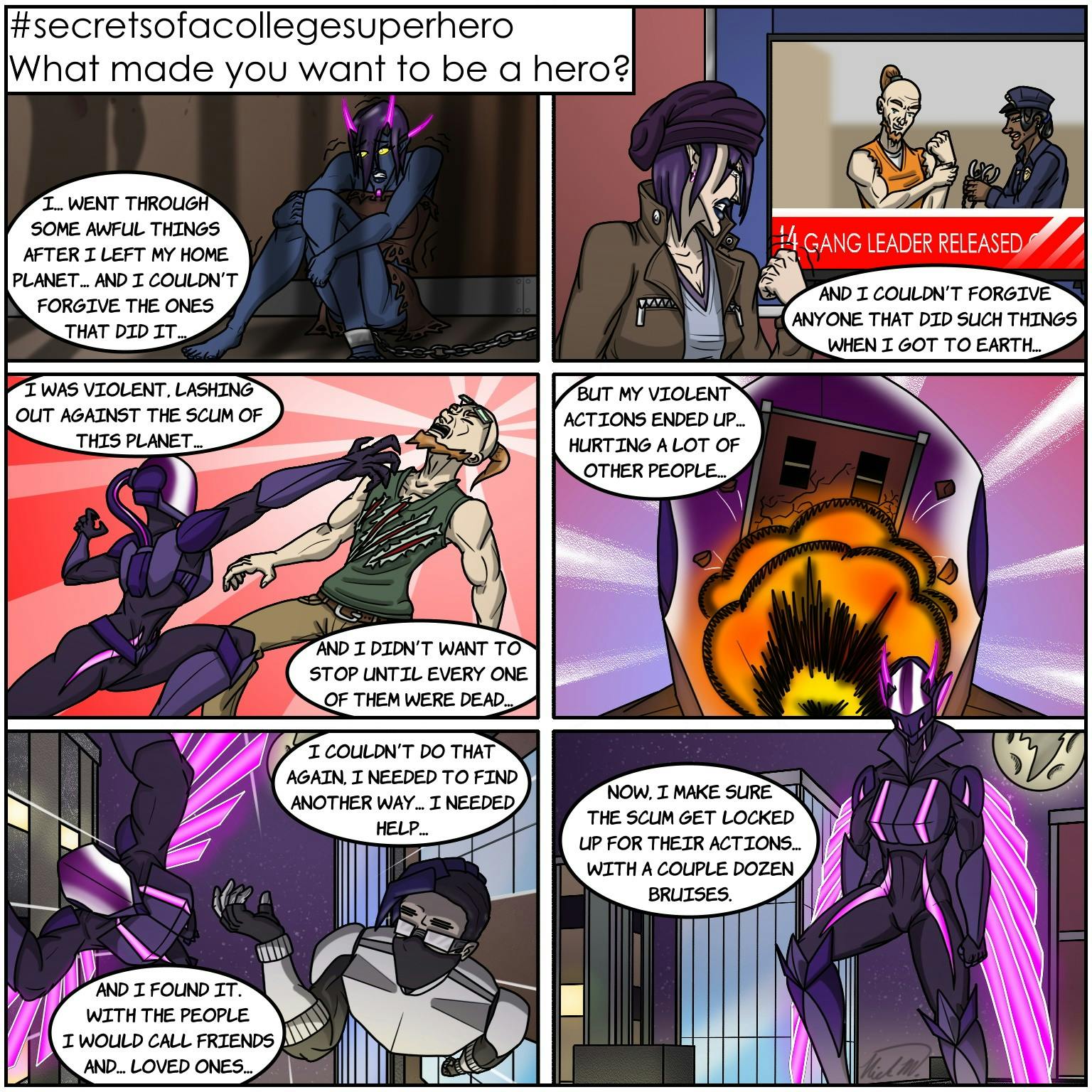 #secretsofacollegesuperhero