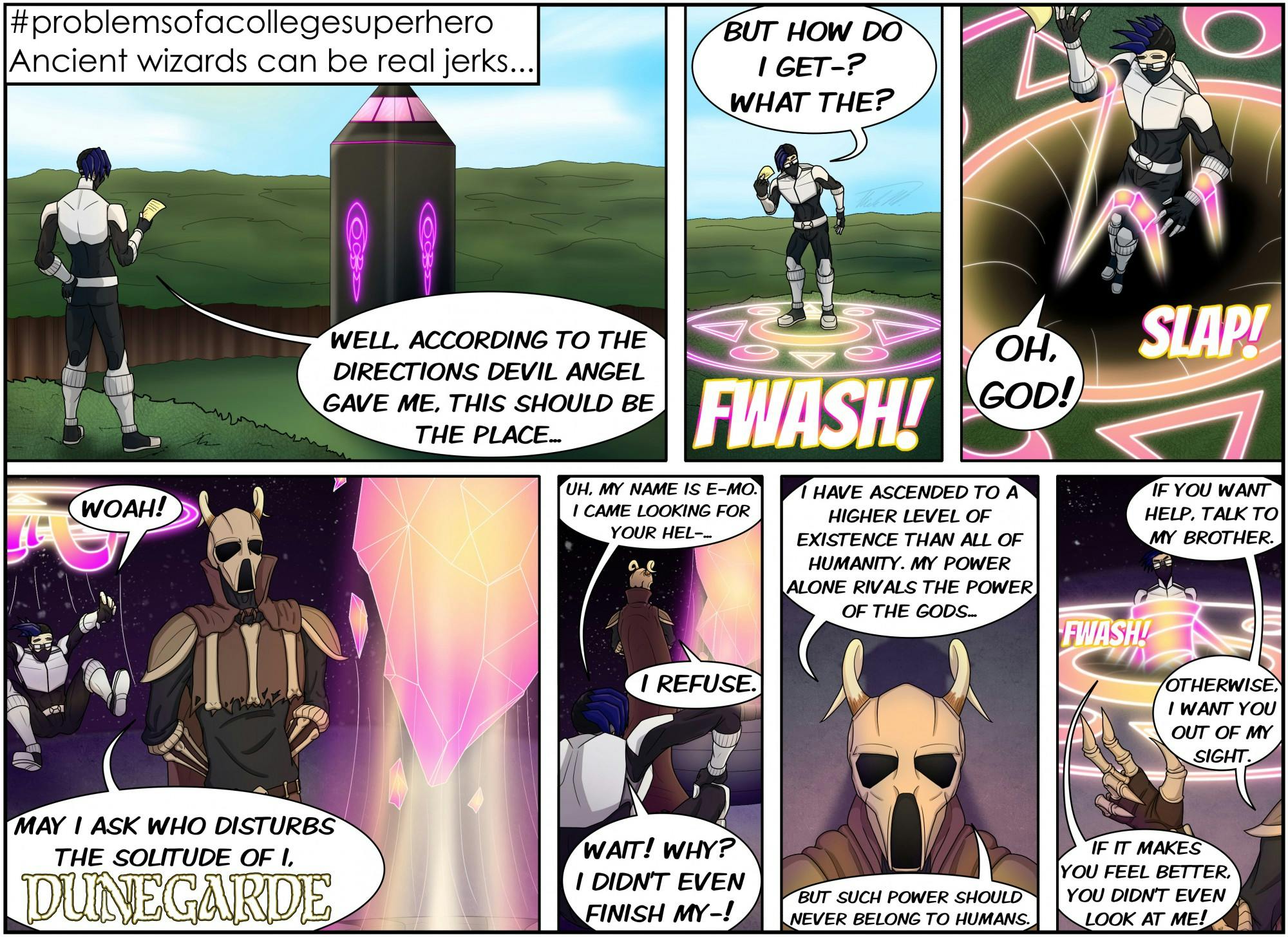 #problemsofacollegesuperhero