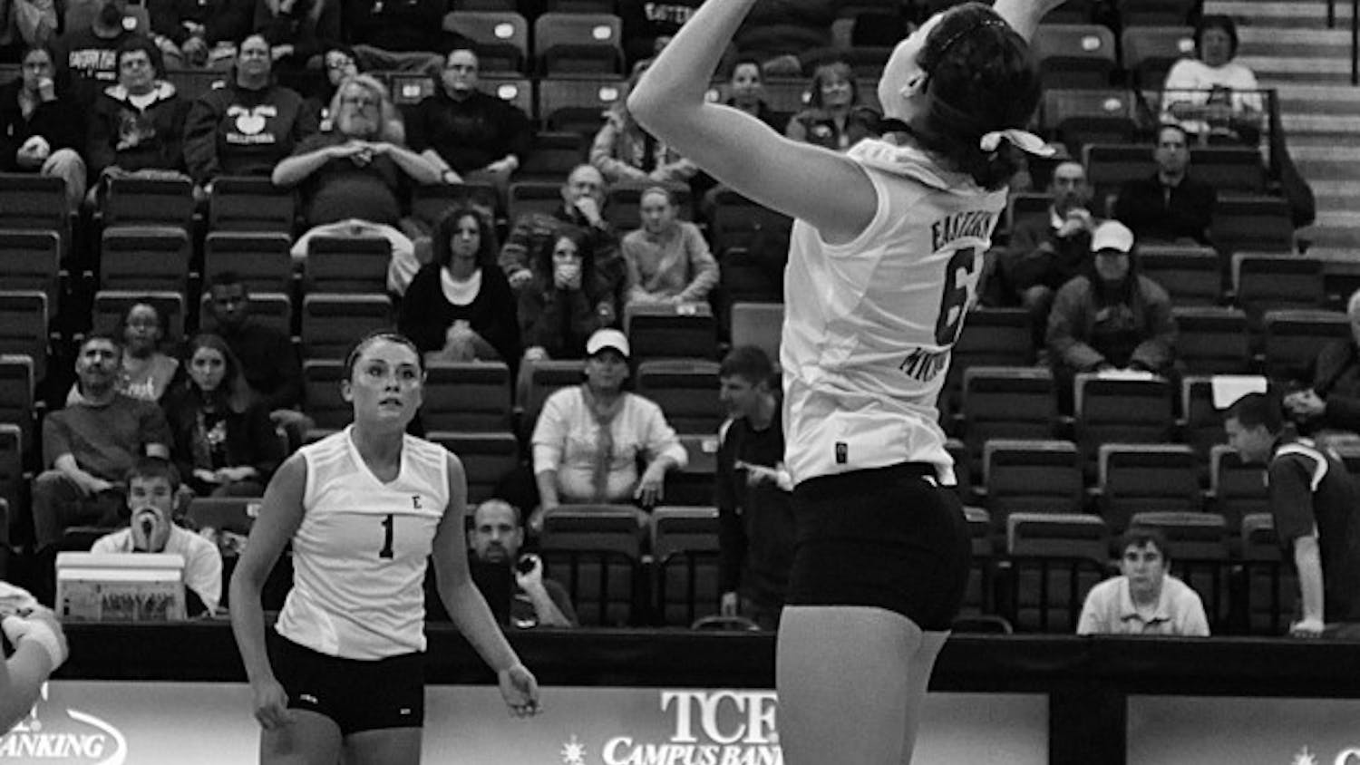 EMU Volleyball "Dig Pink"