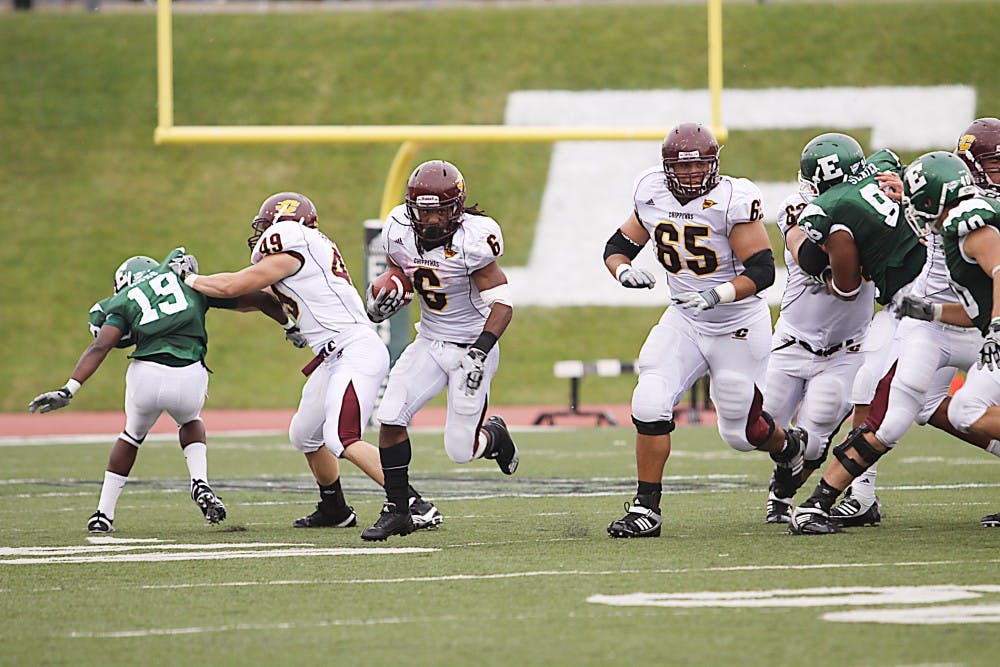 CMU defeats EMU football team