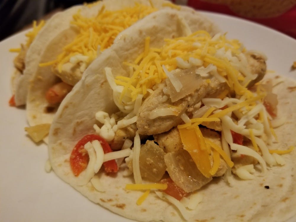 Cooked Chicken Fajitas