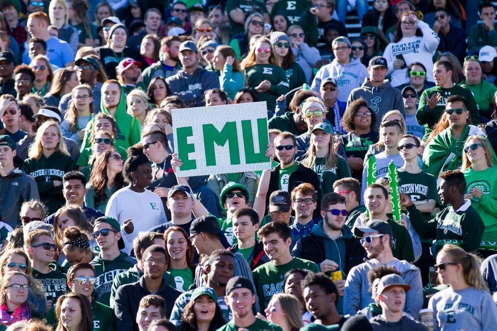 Record breaking 55-24 victory for Eastern Michigan football against Bowling Green State University