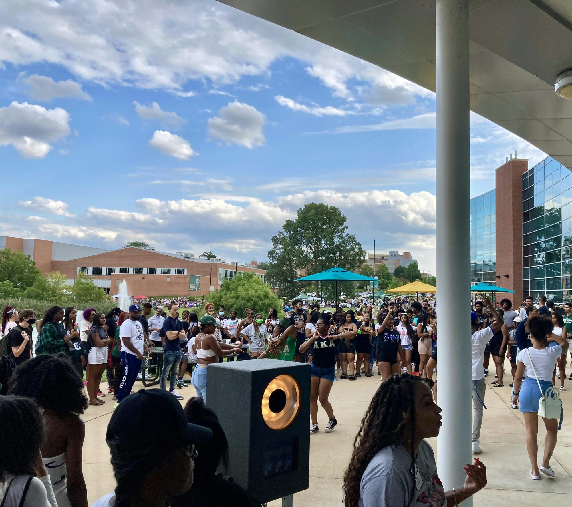 Hundreds attend Eagle Fest as students return to the EMU campus post pandemic