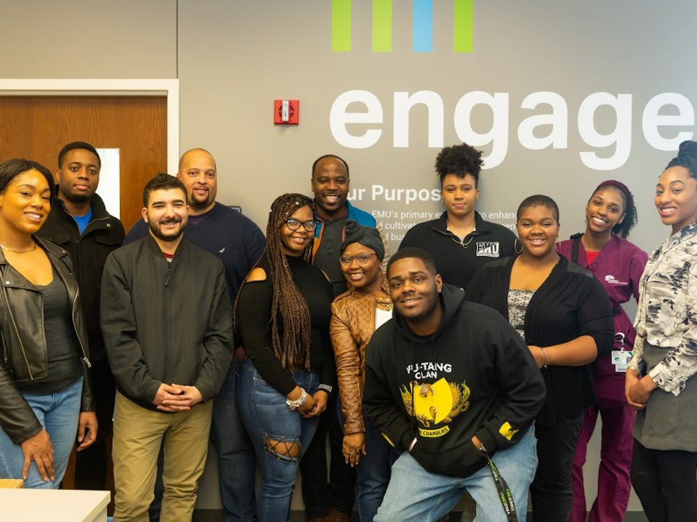 12 students were apart of the initial cohort for the Eagle Engage Corps program. The program allows former students to return to the university and have up to $6,000 in debt forgiven after completing community service. Photo courtesy of Eagle Engage Corps. 