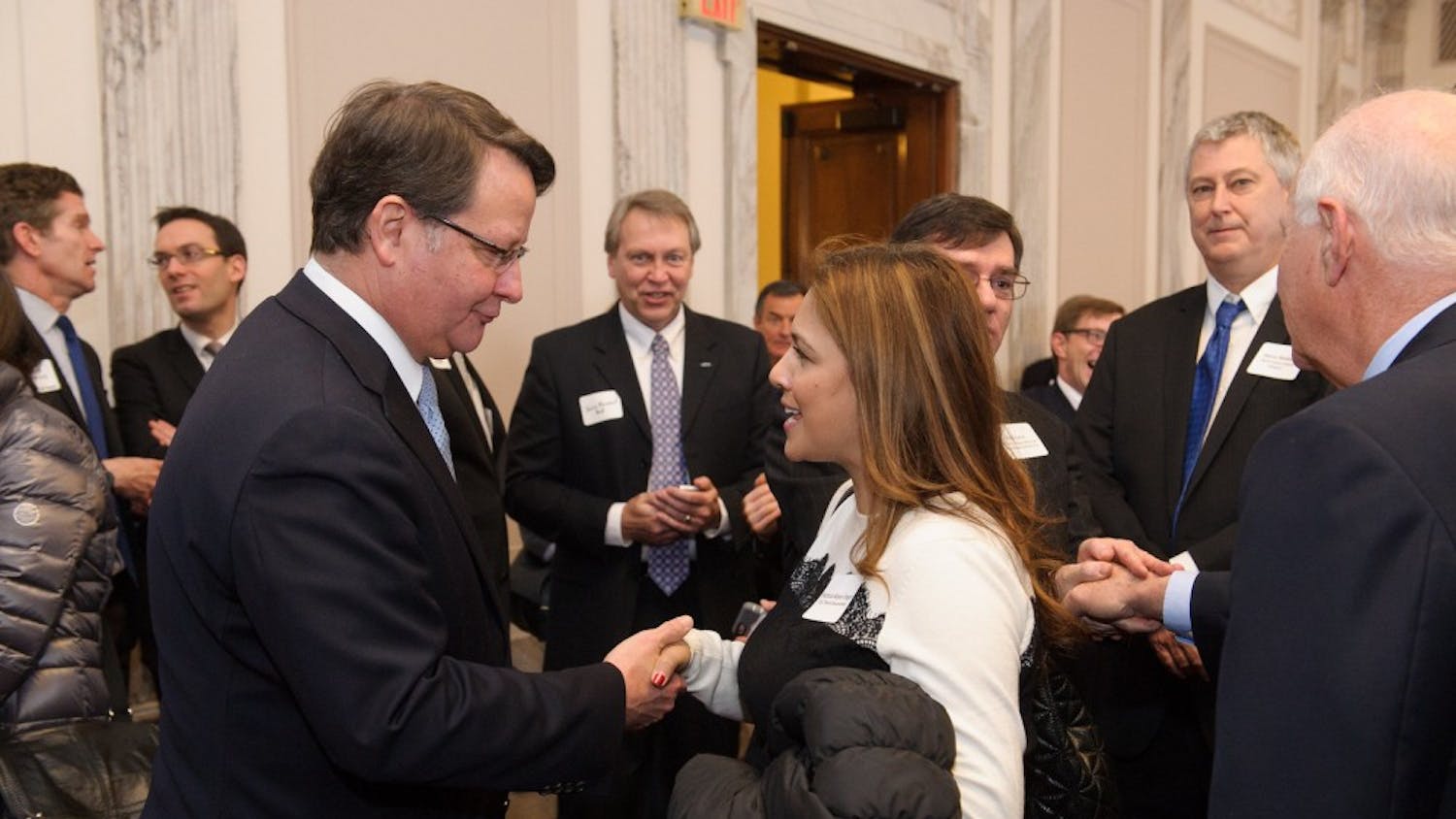 Sen. Gary Peters at his inauguration