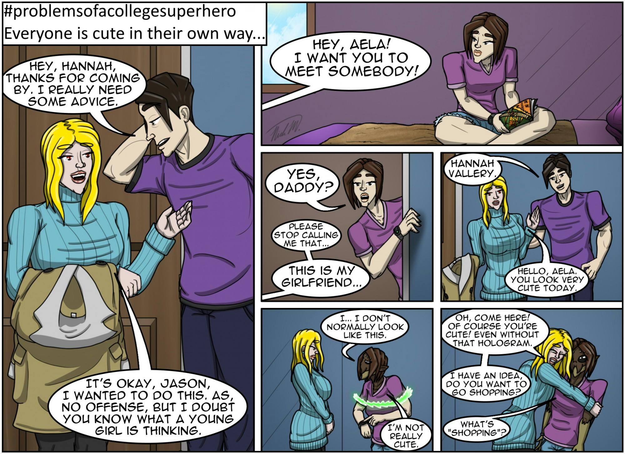 #problemsofacollegesuperhero