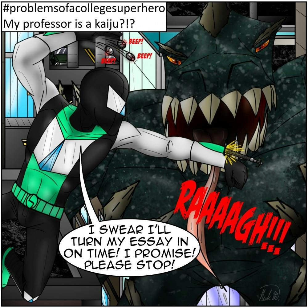#problemsofacollegesuperhero
