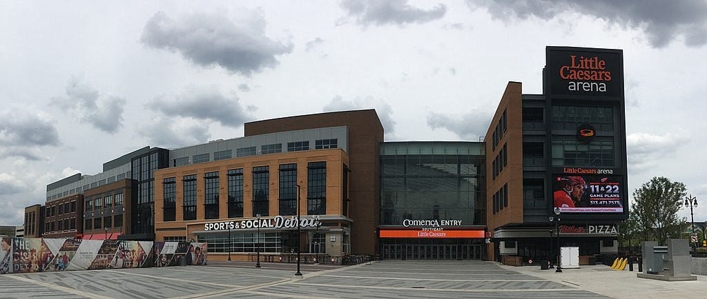 Little Caesars Arena panorama