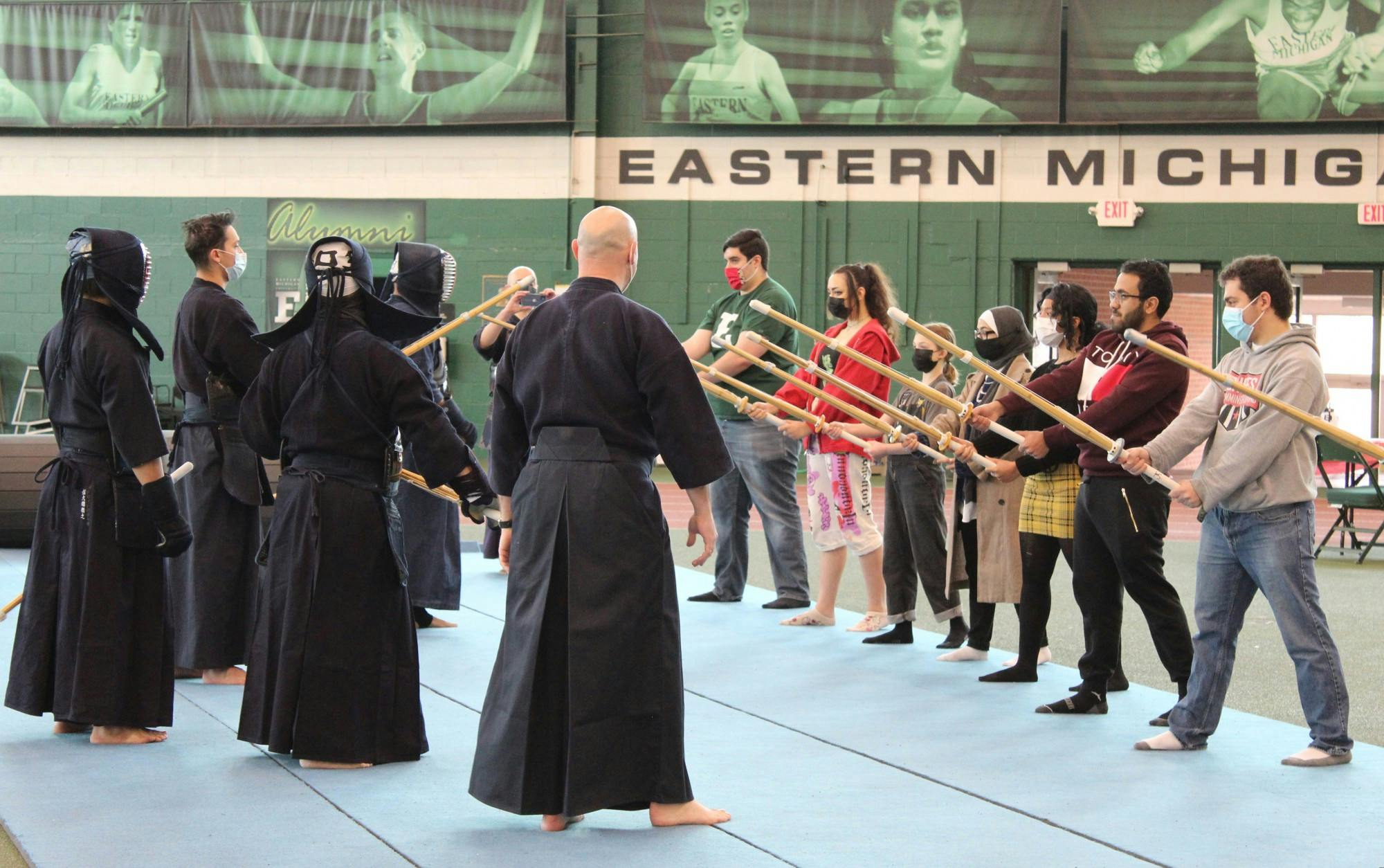 EMU Japanese Student Association hosted a Japanese festival at Bowen Field House