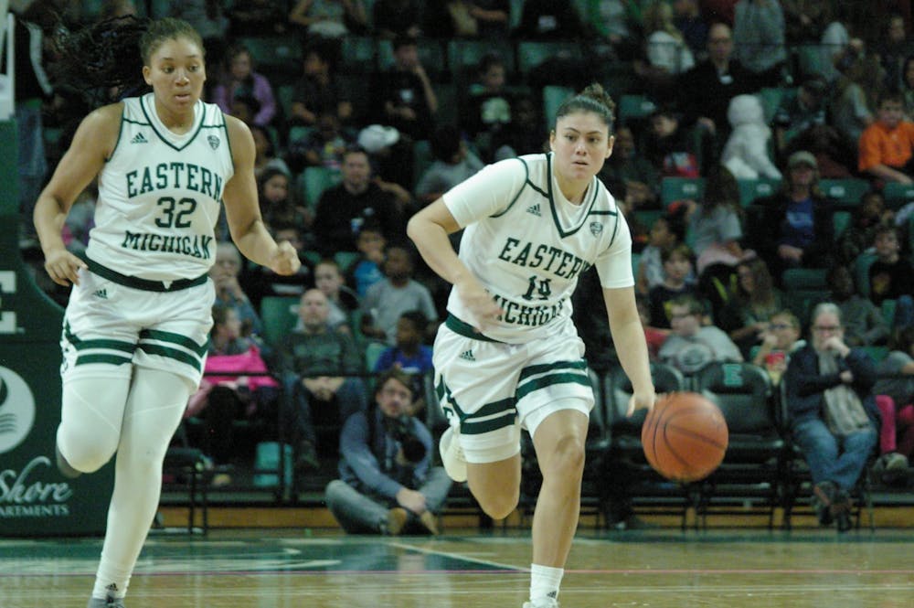 EMU women's basketball wins at home against Miami (OH)
