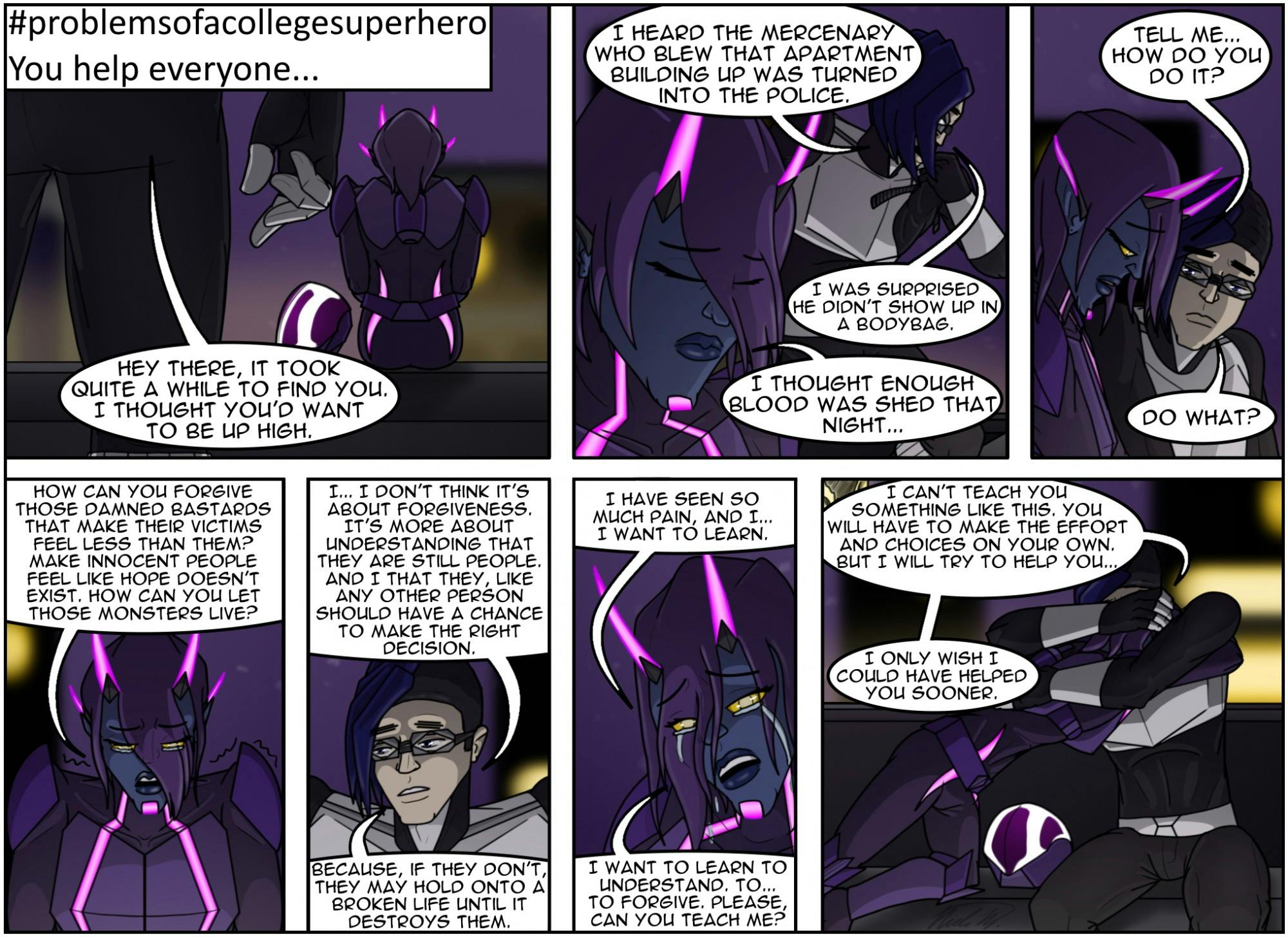 #problemsofacollegesuperhero