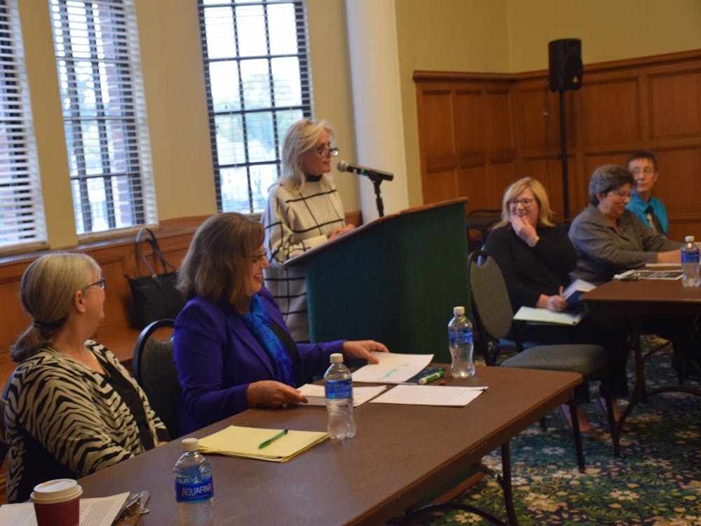 Gender in the 2016 Elections panel hosted at Eastern Michigan University&nbsp;on Oct.27, 2016.