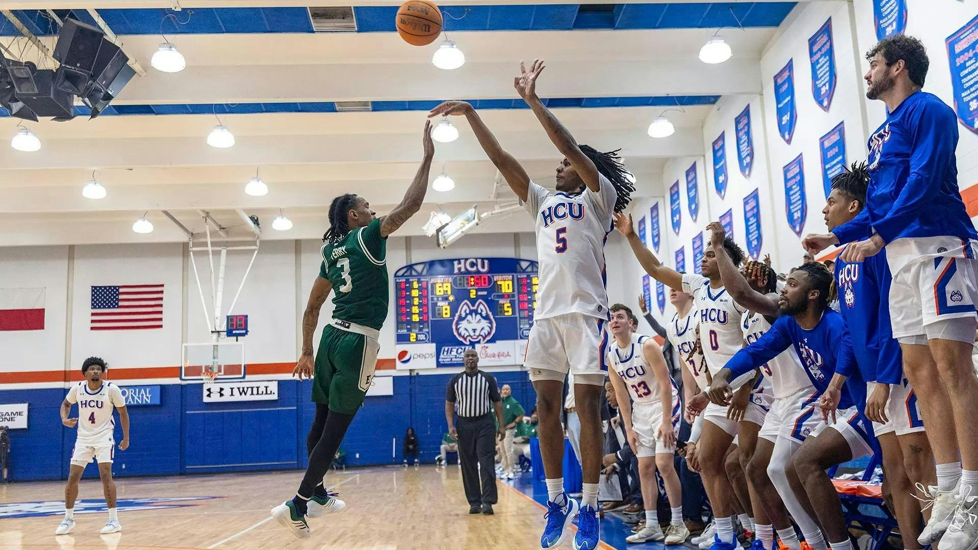 HCU MBB vs Eastern Michigan