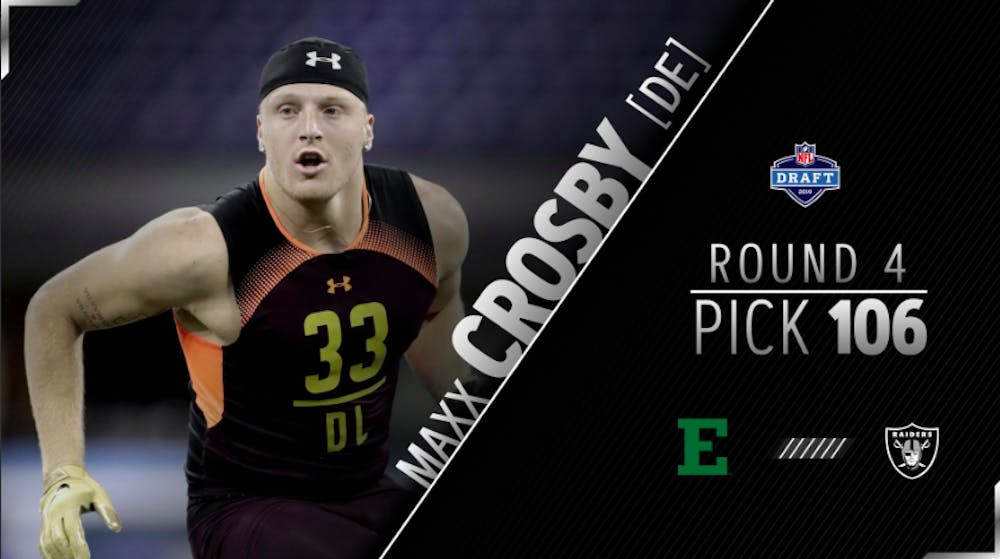 Raiders Select Crosby In Fourth Round of NFL Draft