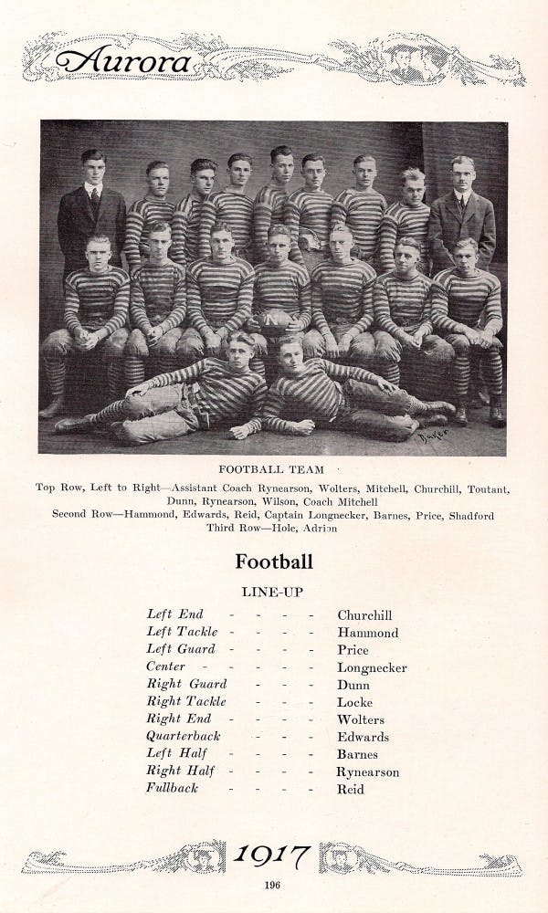 Normal College football team, 1917