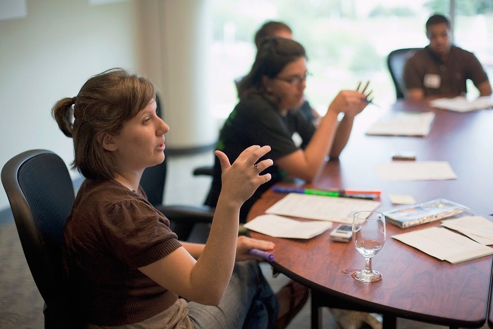 	Carol Plas talks about involvement in Vision at EMU’s Summer Surge.