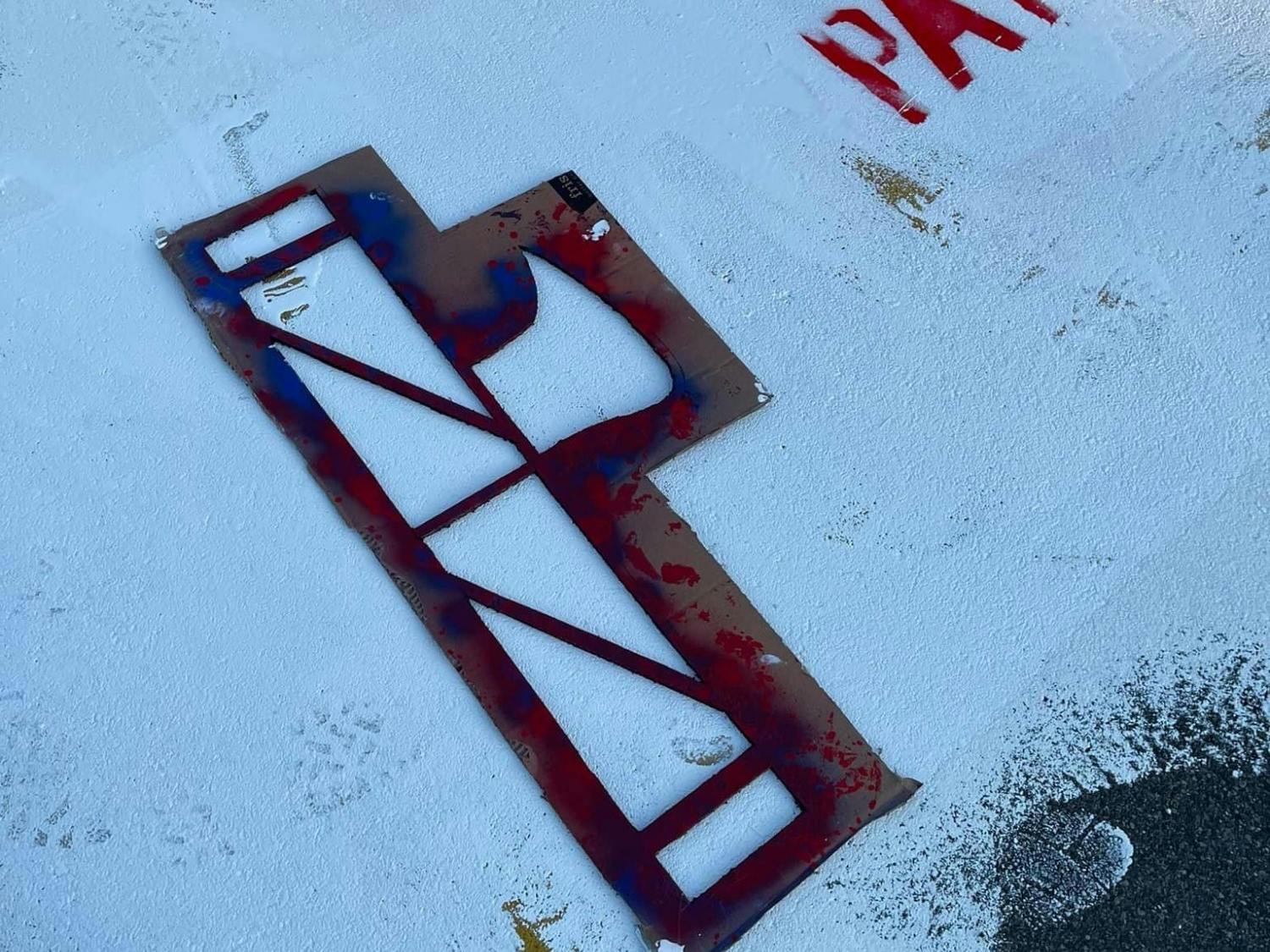 Ypsilanti Black Lives Matter mural defaced