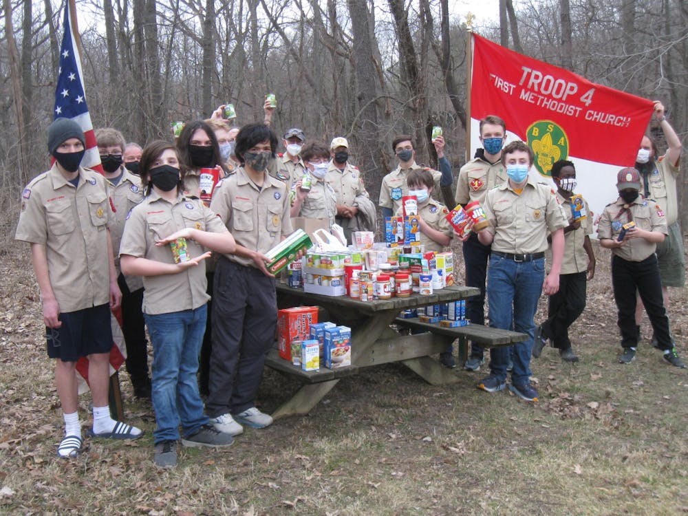 Troop 4 Scouting for Food 3.23.21.JPG