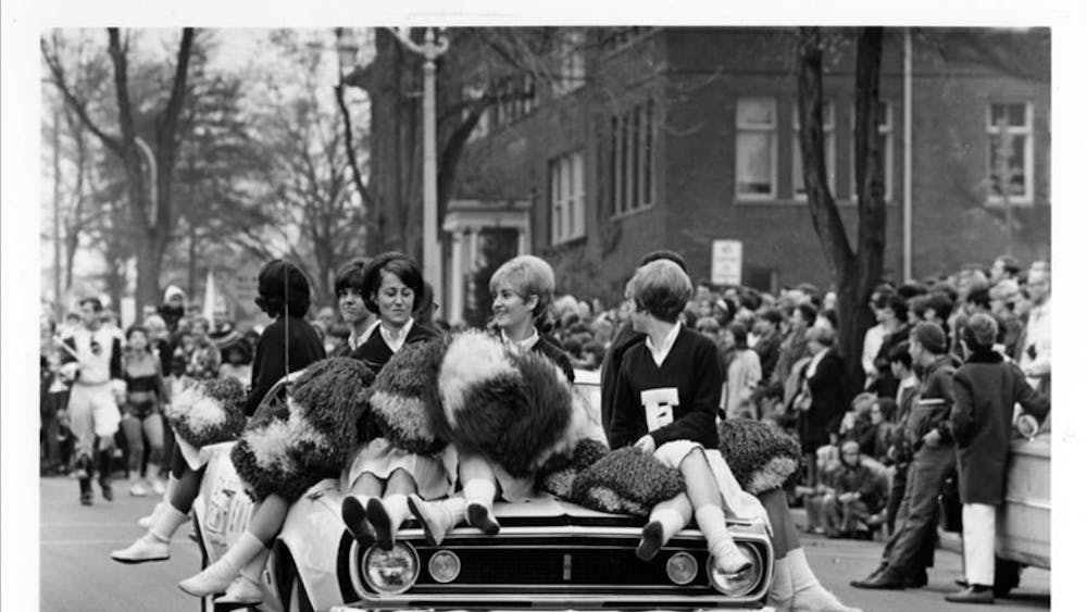 Eastern Michigan University homecoming parade 1967