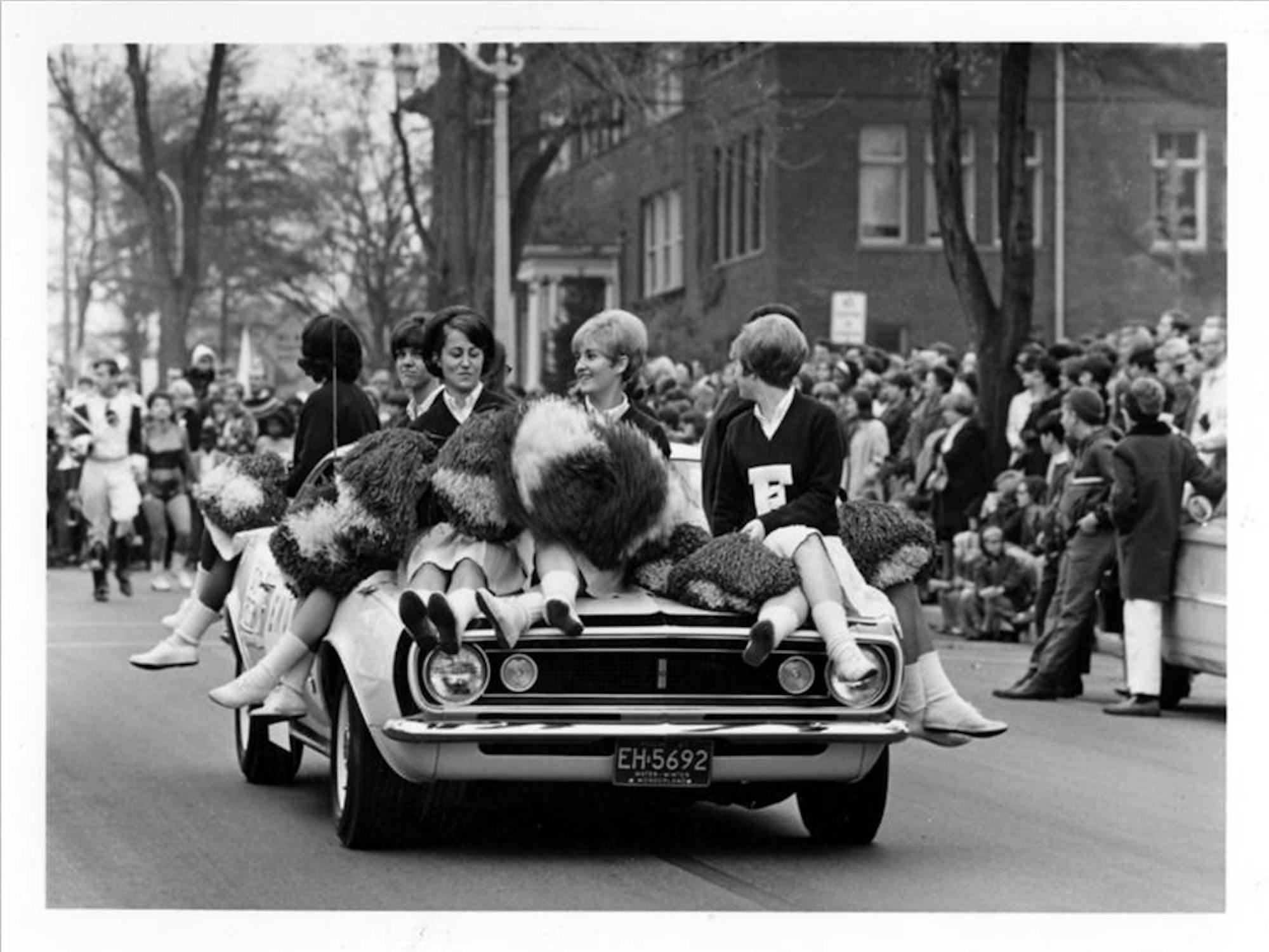 Eastern Michigan University homecoming parade 1967