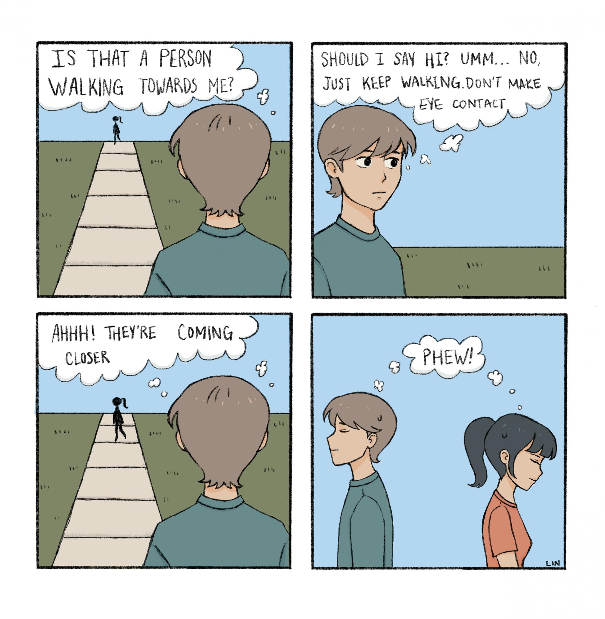 Passing By a Stranger